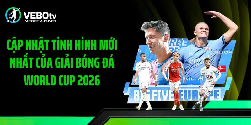 Cập nhật tình hình mới nhất của giải bóng đá World Cup 2026