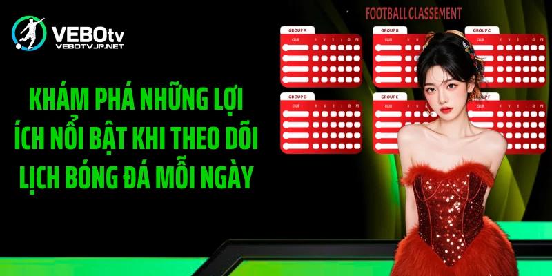 Khám phá những lợi ích nổi bật khi theo dõi lịch bóng đá mỗi ngày